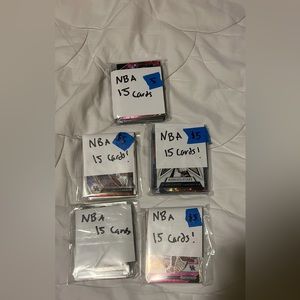 5x NBA HOT PACKS (15 cards per pack) Guaranteed Auto+